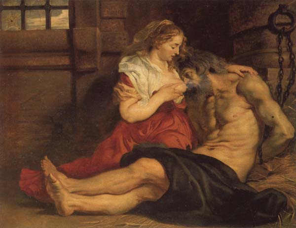 Peter Paul Rubens A Roman Woman's Love for Her Father